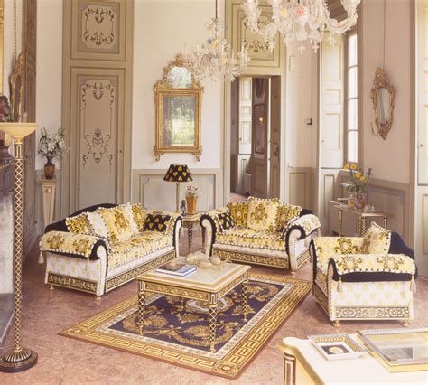 versace silk drawers|Versace Living Room .